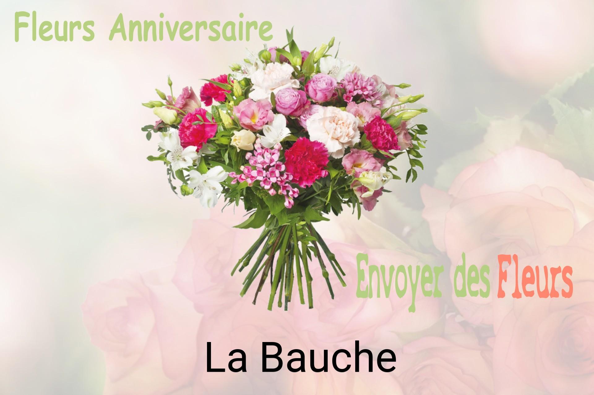 Bouquet de fleurs d’anniversaire livré à La Bauche