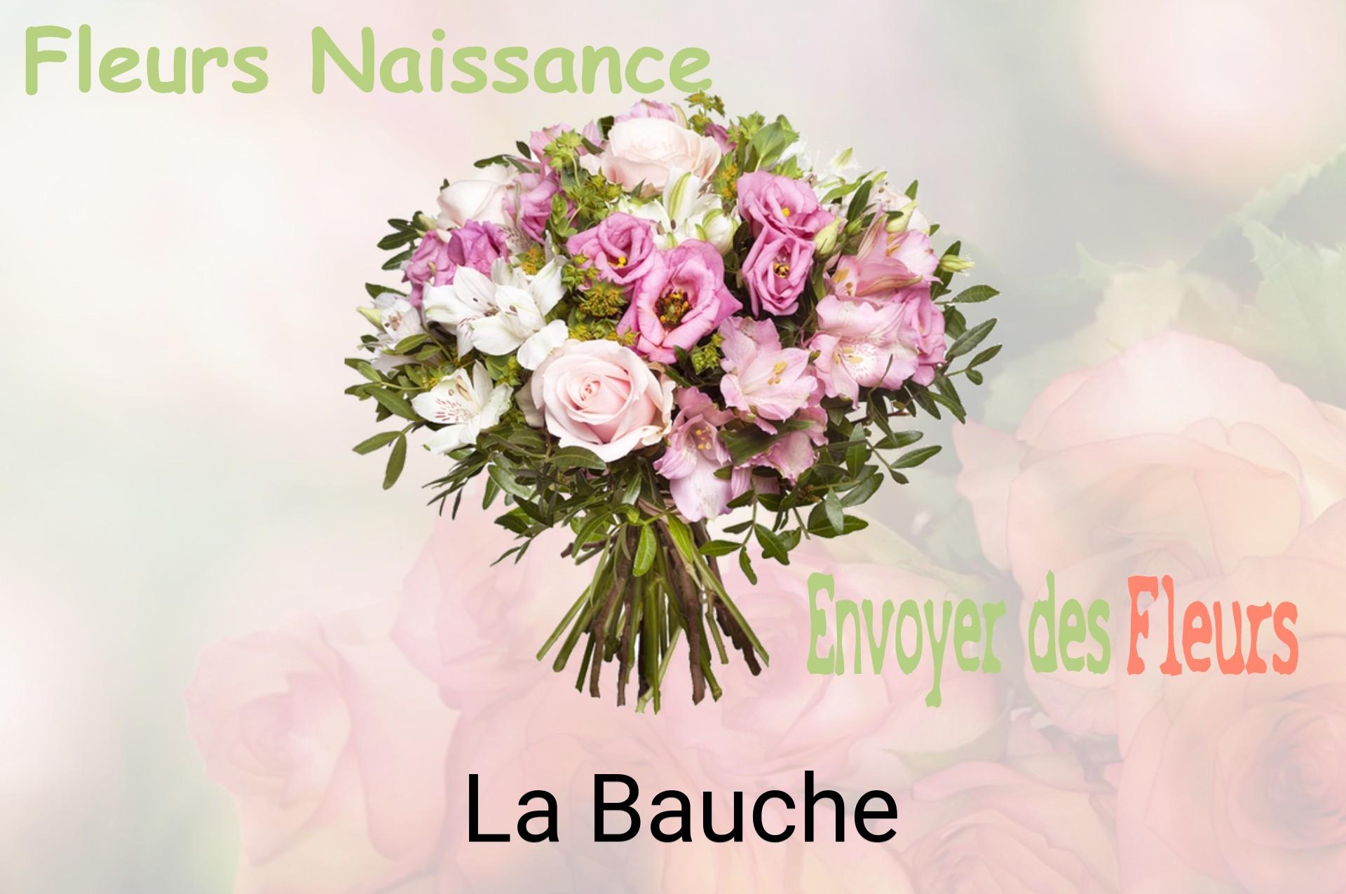 Bouquet de fleurs de naissance livré à La Bauche